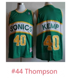 Men Seattle SuperSonics Thompson Mitchell Ness Jersey Green Men Seattle SuperSonics Thompson Mitchell Ness Jersey Green
