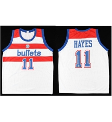 Rare Elvin Hayes Vintage Adidas Washington Bullets #11 Hardwood White Stitched Basketball Jersey Rare Elvin Hayes Vintage Adidas Washington Bullets #11 Hardwood White Stitched Basketball Jersey