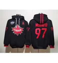 Men Team Canada 97 Connor McDavid Black Ageless Must Have Lace Up Pullover Hoodie