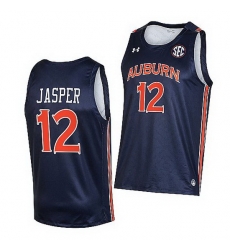 Auburn Tigers Zep Jasper Navy College Basketball 2021 22 Jersey Auburn Tigers Zep Jasper Navy College Basketball 2021 22 Jersey