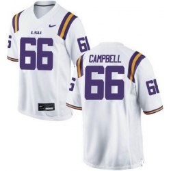 Will Campbell Game White Men's LSU Tigers Football Jersey