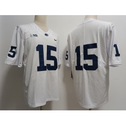 Men's Notre Dame Fighting Irish Drew Allar #15 White Stitched Jersey