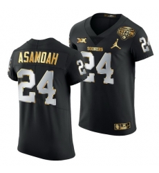 Oklahoma Sooners Brian Asamoah Black 2020 Cotton Bowl Classic Golden Edition Jersey Oklahoma Sooners Brian Asamoah Black 2020 Cotton Bowl Classic Golden Edition Jersey