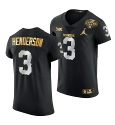 Oklahoma Sooners Mikey Henderson Black 2020 Cotton Bowl Classic Golden Edition Jersey Oklahoma Sooners Mikey Henderson Black 2020 Cotton Bowl Classic Golden Edition Jersey