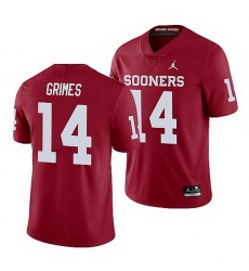 Oklahoma Sooners Reggie Grimes Crimson Limited Men'S Jersey Oklahoma Sooners Reggie Grimes Crimson Limited Men'S Jersey