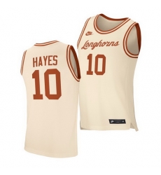 Texas Longhorns Jaxson Hayes Cream Retro Texas Longhorns Jersey Texas Longhorns Jaxson Hayes Cream Retro Texas Longhorns Jersey