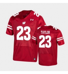 Men Wisconsin Badgers Jonathan Taylor Premier Red Football Jersey Men Wisconsin Badgers Jonathan Taylor Premier Red Football Jersey