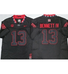 Georgia Bulldogs  13 Stetson Bennett IV White 2026 F U S E  Stitched Jersey
