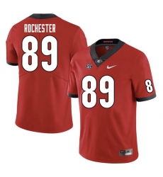 Men #89 Julian Rochester Georgia Bulldogs College Football Jerseys Sale-Red Men #89 Julian Rochester Georgia Bulldogs College Football Jerseys Sale-Red