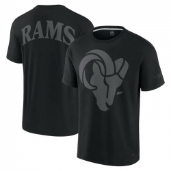 Men Fanatics Black Los Angeles Rams Elements Iconic T Shirt