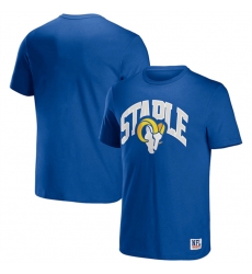 Men Los Angeles Rams X Staple Blue Logo Lockup T Shirt Men Los Angeles Rams X Staple Blue Logo Lockup T Shirt