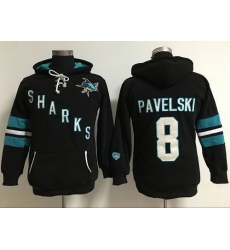 San Jose Sharks 8 Joe Pavelski Black Women Old Time Heidi Hoodie NHL Hoodie San Jose Sharks 8 Joe Pavelski Black Women Old Time Heidi Hoodie NHL Hoodie