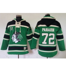 Men Chicago Blackhawks 72 Artemi Panarin Green St Patrick Day McNary Lace Hoodie Stitched NHL Jersey Men Chicago Blackhawks 72 Artemi Panarin Green St Patrick Day McNary Lace Hoodie Stitched NHL Jersey