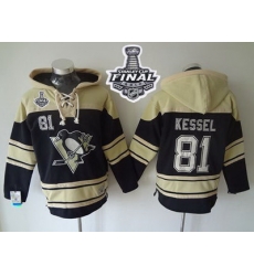 Men Pittsburgh Penguins 81 Phil Kessel Black Sawyer Hooded Sweatshirt 2017 Stanley Cup Final Patch Stitched NHL Jersey Men Pittsburgh Penguins 81 Phil Kessel Black Sawyer Hooded Sweatshirt 2017 Stanley Cup Final Patch Stitched NHL Jersey