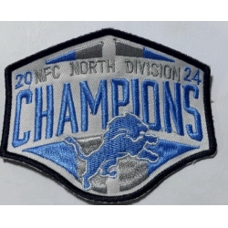 2024 NFC Detroit Lions NFL North DIVISION CHAMPIONS Patch Biaog