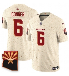 Men Arizona Cardinals 6 James Conner 2025 F U S E Rivalries Vapor Untouchable Limited Stitched Jersey