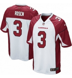 Men Nike Arizona Cardinals 3 Josh Rosen Game White NFL Jersey Men Nike Arizona Cardinals 3 Josh Rosen Game White NFL Jersey