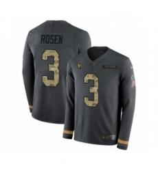 Men Nike Arizona Cardinals 3 Josh Rosen Limited Black Salute to Service Therma Long Sleeve NFL Jersey Men Nike Arizona Cardinals 3 Josh Rosen Limited Black Salute to Service Therma Long Sleeve NFL Jersey