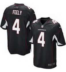 Men Nike Cardinals 4 Jay Feely Black Game Jersey Men Nike Cardinals 4 Jay Feely Black Game Jersey