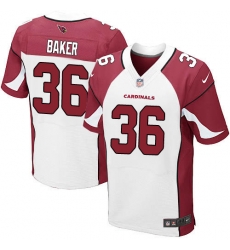 Nike Cardinals #36 Budda Baker White Mens Stitched NFL Elite Jersey Nike Cardinals #36 Budda Baker White Mens Stitched NFL Elite Jersey