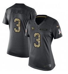 Womens Nike Arizona Cardinals 3 Carson Palmer Limited Black 2016 Salute to Service NFL Jersey Womens Nike Arizona Cardinals 3 Carson Palmer Limited Black 2016 Salute to Service NFL Jersey