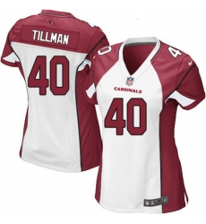 Womens Nike Arizona Cardinals 40 Pat Tillman Game White NFL Jersey Womens Nike Arizona Cardinals 40 Pat Tillman Game White NFL Jersey
