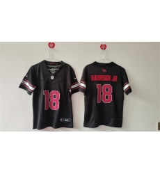 Youth Arizona Cardinals 18 Marvin Harrison Jr Black 2024 Draft F U S E Vapor Untouchable Limited Stitched Football Jersey Youth Arizona Cardinals 18 Marvin Harrison Jr Black 2024 Draft F U S E Vapor Untouchable Limited Stitched Football Jersey