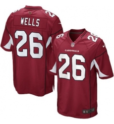 Youth Nike Arizona Cardinals 26# Chris Wells Game Red Color Jersey Youth Nike Arizona Cardinals 26# Chris Wells Game Red Color Jersey