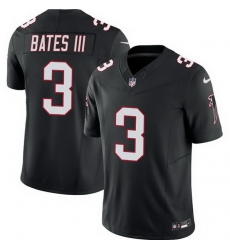 Men Atlanta Falcons 3 Jessie Bates III Black F U S E  Vapor Untouchable Limited Stitched Football Jersey