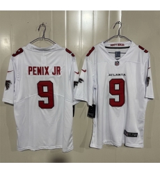Men Atlanta Falcons 9 Michael Penix Jr White 2026 New Vapor Untouchable Limited Stitched Football Jersey Men Atlanta Falcons 9 Michael Penix Jr White 2026 New Vapor Untouchable Limited Stitched Football Jersey