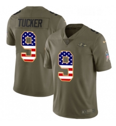Youth Nike Baltimore Ravens 9 Justin Tucker Limited OliveUSA Flag Salute to Service NFL Jersey Youth Nike Baltimore Ravens 9 Justin Tucker Limited OliveUSA Flag Salute to Service NFL Jersey