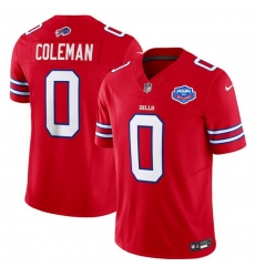 Men Buffalo Bills 0 Keon Coleman Red 2025 F U S E  With Farewell Patch Vapor Untouchable Limited Stitched Football Jersey