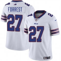 Men Buffalo Bills 27 Darrick Forrest White 2025 Vapor Untouchable Limited Stitched Football Jersey