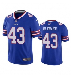 Men Buffalo Bills 43 Terrel Bernard Blue Vapor Untouchable Limited Stitched Jersey Men Buffalo Bills 43 Terrel Bernard Blue Vapor Untouchable Limited Stitched Jersey