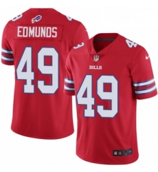 Mens Nike Buffalo Bills 49 Tremaine Edmunds Limited Red Rush Vapor Untouchable NFL Jersey Mens Nike Buffalo Bills 49 Tremaine Edmunds Limited Red Rush Vapor Untouchable NFL Jersey