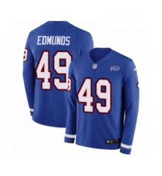 Mens Nike Buffalo Bills 49 Tremaine Edmunds Limited Royal Blue Therma Long Sleeve NFL Jersey Mens Nike Buffalo Bills 49 Tremaine Edmunds Limited Royal Blue Therma Long Sleeve NFL Jersey
