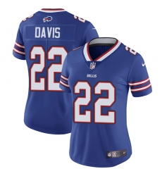 Nike Bills #22 Vontae Davis Royal Blue Team Color Womens Stitched NFL Vapor Untouchable Limited Jersey Nike Bills #22 Vontae Davis Royal Blue Team Color Womens Stitched NFL Vapor Untouchable Limited Jersey