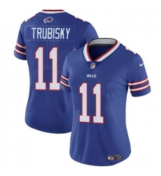 Women Buffalo Bills 11 Mitch Trubisky Blue Vapor Stitched Football Jersey Women Buffalo Bills 11 Mitch Trubisky Blue Vapor Stitched Football Jersey