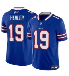 Youth Buffalo Bills 19 KJ Hamler Blue 2024 F U S E Vapor Untouchable Limited Stitched Football Jersey Youth Buffalo Bills 19 KJ Hamler Blue 2024 F U S E Vapor Untouchable Limited Stitched Football Jersey
