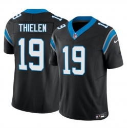 Youth Carolina Panthers 19 Adam Thielen Black Vapor Untouchable Stitched Football Jersey