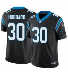 Youth Carolina Panthers #30 Chuba Hubbard Black F U S E Stitched NFL Jersey Youth Carolina Panthers #30 Chuba Hubbard Black F U S E Stitched NFL Jersey