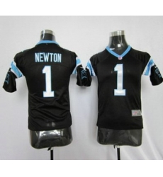 Youth Nike Carolina Panthers #1 Newton black color Jersey Youth Nike Carolina Panthers #1 Newton black color Jersey