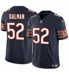 Men Chicago Bears 52 Drew Dalman Navy 2025 F U S E  Vapor Stitched Football Jersey