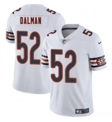 Men Chicago Bears 52 Drew Dalman White 2025 Vapor Stitched Football Jersey