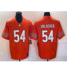 Men Chicago Bears 54 Brian Urlacher Orange 2023 F U S E Vapor Untouchable Limited Stitched Football Jersey Men Chicago Bears 54 Brian Urlacher Orange 2023 F U S E Vapor Untouchable Limited Stitched Football Jersey
