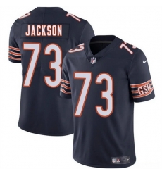 Men Chicago Bears 73 Jonah Jackson Navy 2025 Vapor Stitched Football Jersey