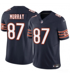 Men Chicago Bears 87 Jordan Murray Navy 2025 F U S E  Vapor Stitched Football Jersey