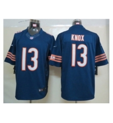 Nike Chicago Bears 13 Johnny Knox Blue Limited NFL Jersey Nike Chicago Bears 13 Johnny Knox Blue Limited NFL Jersey