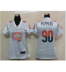 Nike Womens Chicago Bears #90 Peppers White Jerseys Nike Womens Chicago Bears #90 Peppers White Jerseys