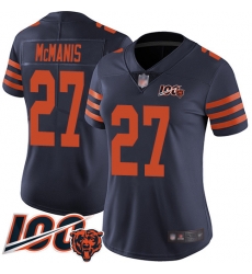 Women Chicago Bears 27 Sherrick McManis Limited Navy Blue Rush Vapor Untouchable 100th Season Football Jersey Women Chicago Bears 27 Sherrick McManis Limited Navy Blue Rush Vapor Untouchable 100th Season Football Jersey